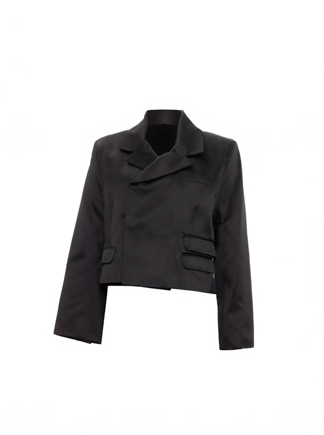 Double Face Duchess Satin Blazer