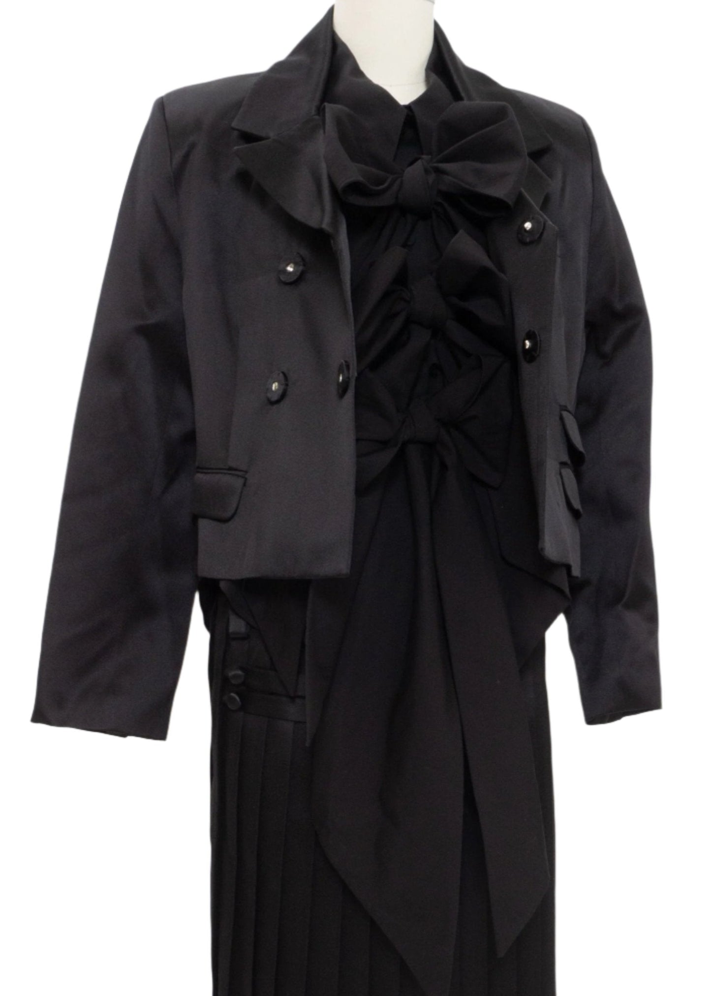Double Face Duchess Satin Blazer
