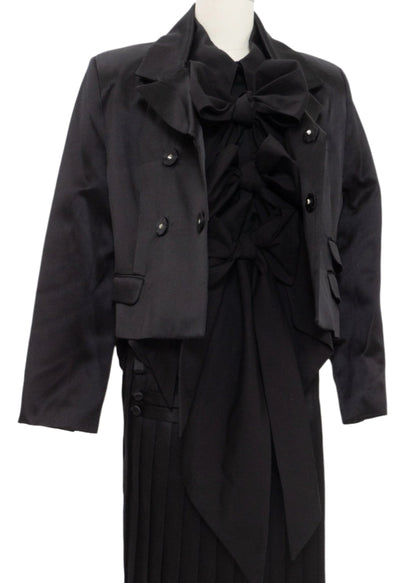 Double Face Duchess Satin Blazer