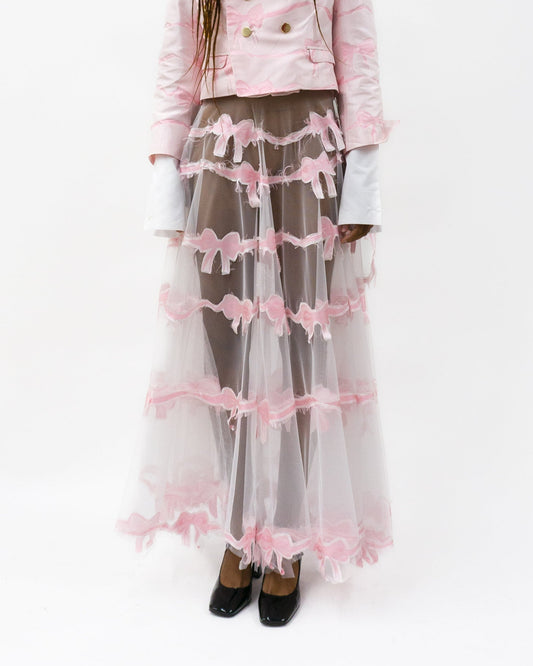 Bow Applique Skirt